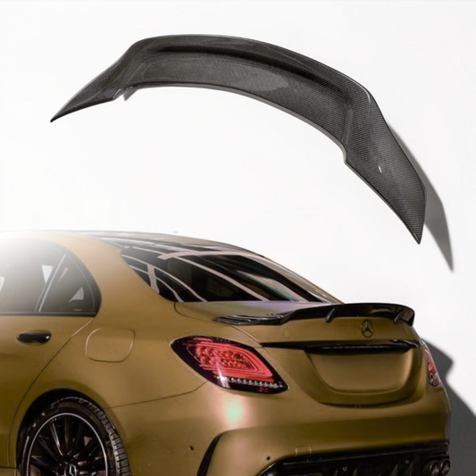 (2015'-2021') Mercedes Benz W205 Sedan Carbon Fiber Spoiler