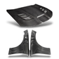 (2015'-2023') Charger Carbon Fiber Hood & Fenders - Viper Style