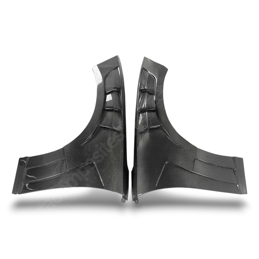 (2015'-2023') Charger Carbon Fiber Hood & Fenders - Viper Style