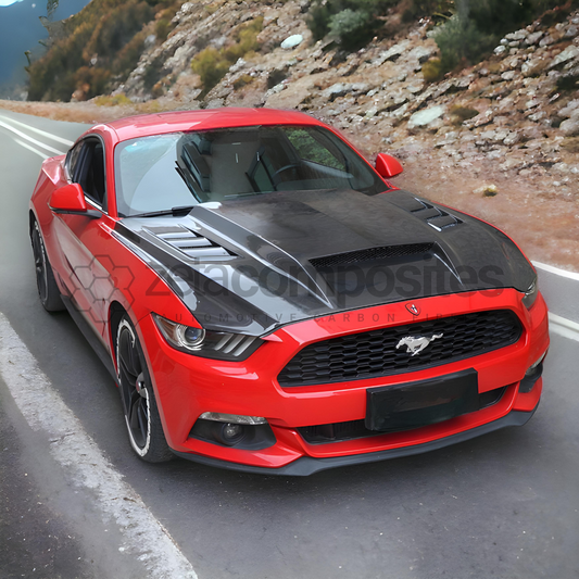 carbon fiber terminator hood for s550 mustangs