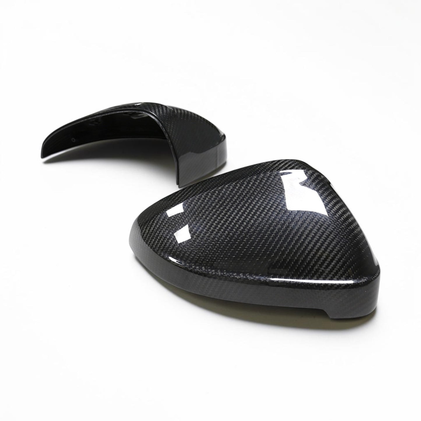 (2016'+) Audi A5 / S5 / RS5 A4 / S4 / RS4 B9 Dry Carbon Fiber Mirror Cap Replacement Set
