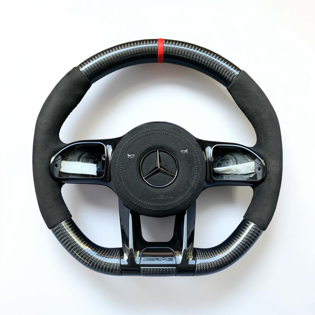 (2018'+) Mercedes AMG Carbon Fiber Steering Wheel C/E/G/GT/S Class Upgrade