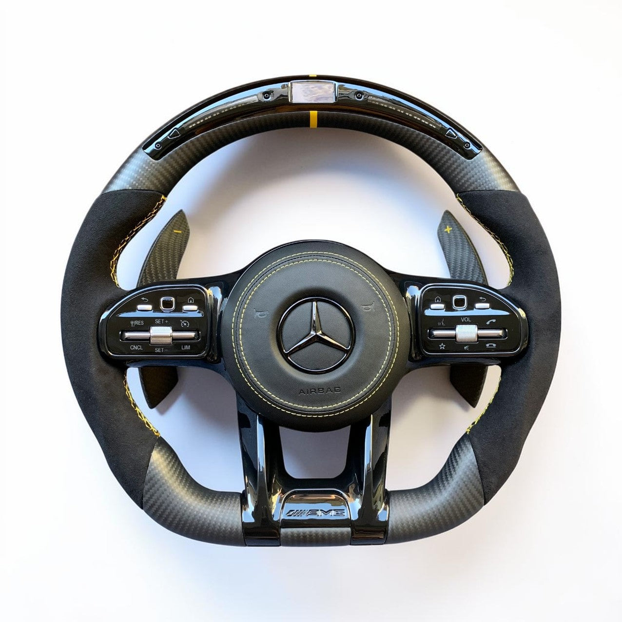 (2018'+) Mercedes AMG Carbon Fiber Steering Wheel C/E/G/GT/S Class Upgrade