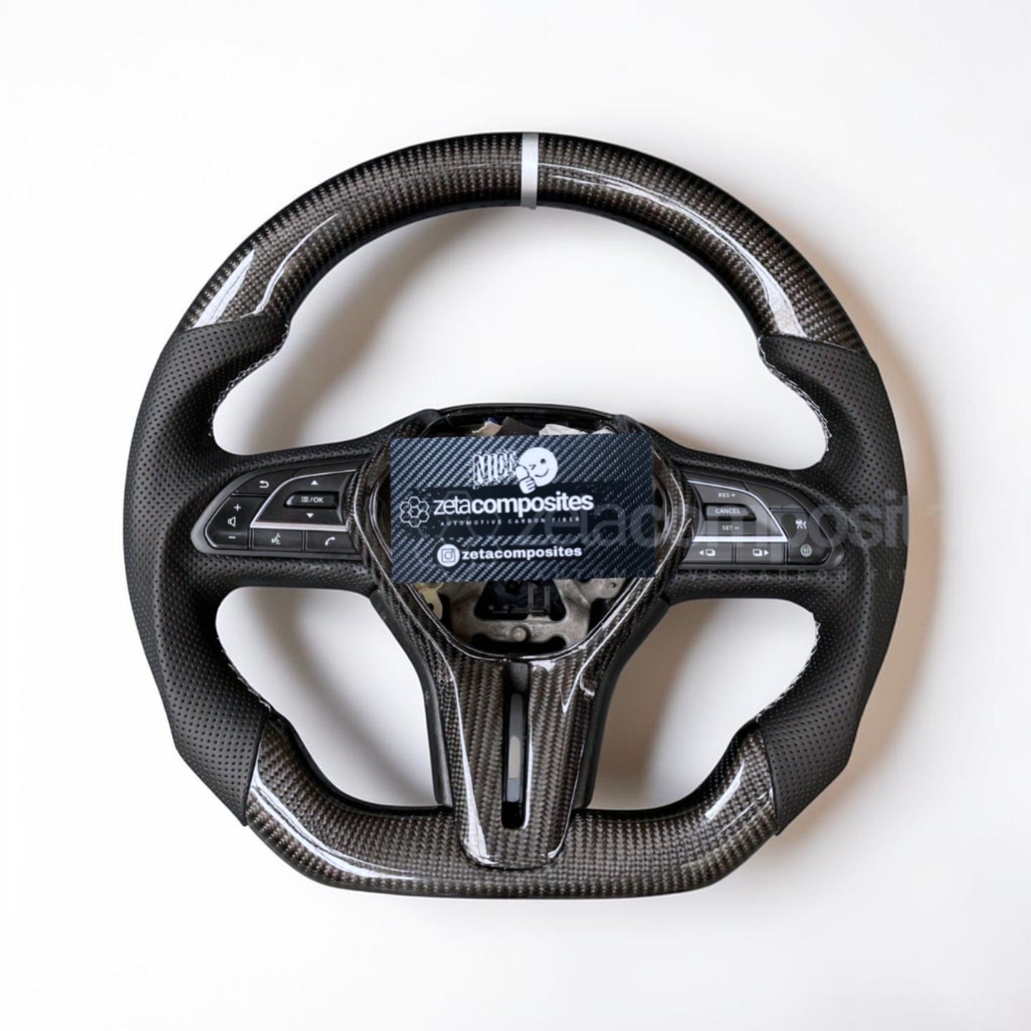 (2018'-2024') Infiniti Q50 Carbon Fiber Steering Wheel