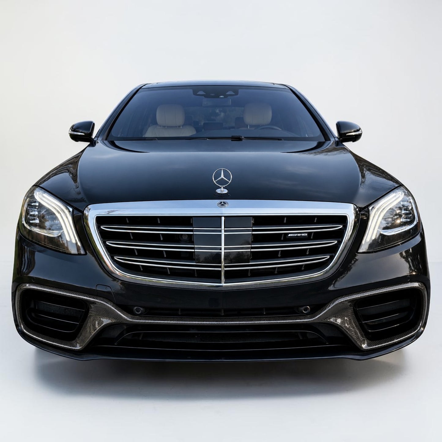 (2018'+) Mercedes S63 S65 W222 Carbon Fiber Bumper Vent Insert