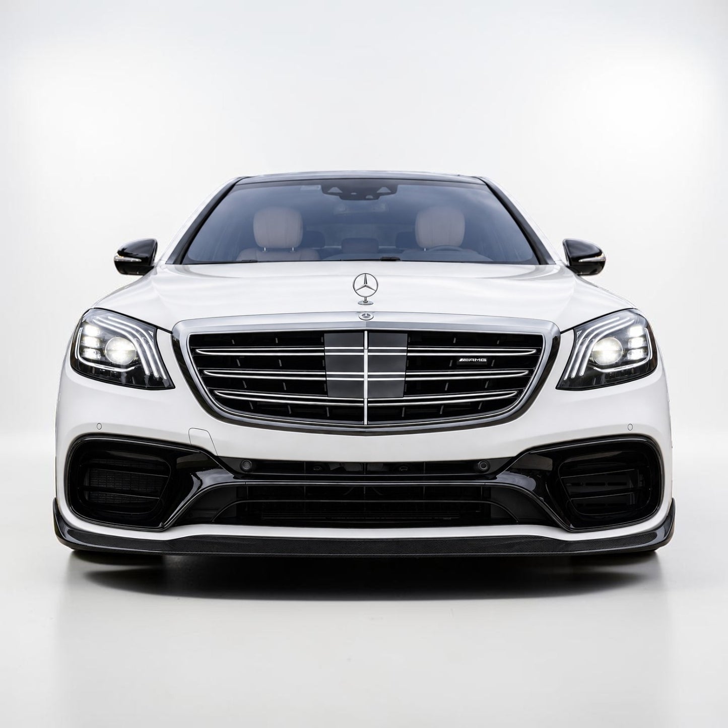 (2018'+) Mercedes S63 S65 W222 Carbon Fiber Front Lip