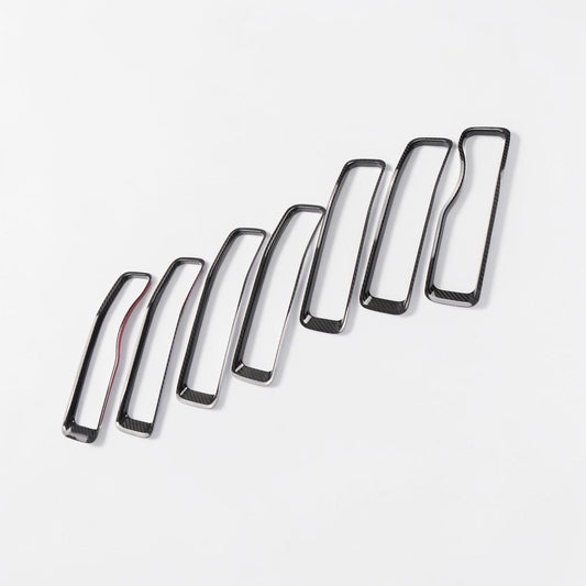 (2019'+) Jeep Gladiator Carbon Fiber Grill Inserts