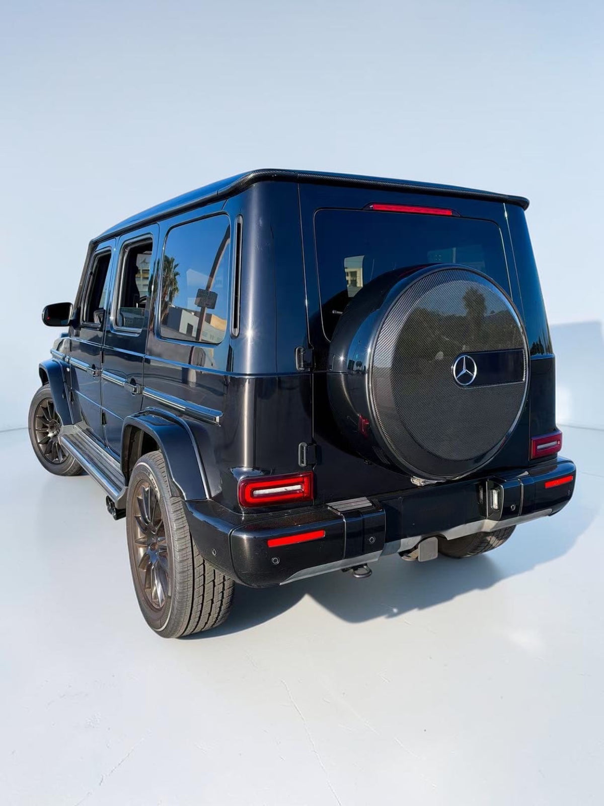 (2019'+) Mercedes G Class G63 G550 + Dry Carbon Fiber Spare Tire Cover