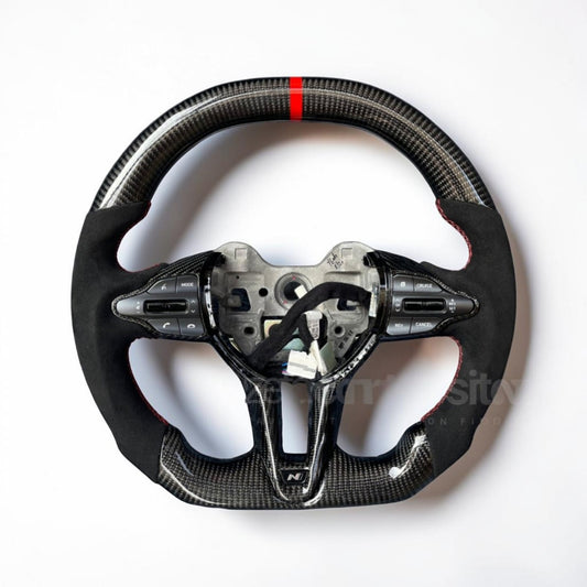 (2019'+) Veloster Carbon Fiber Steering Wheel