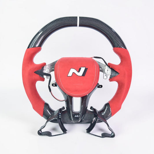 (2019'+) Veloster Carbon Fiber Steering Wheel