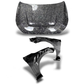 (2019'-2022') Veloster Carbon Fiber Hood & Fenders Kit - Vented