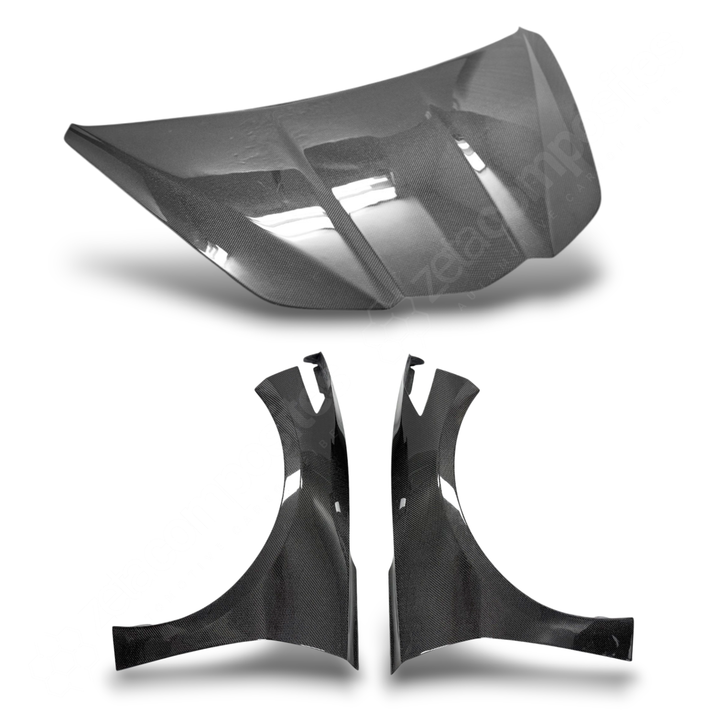 (2020'+) C8 Corvette Carbon Fiber Hood & Fenders - OE Style