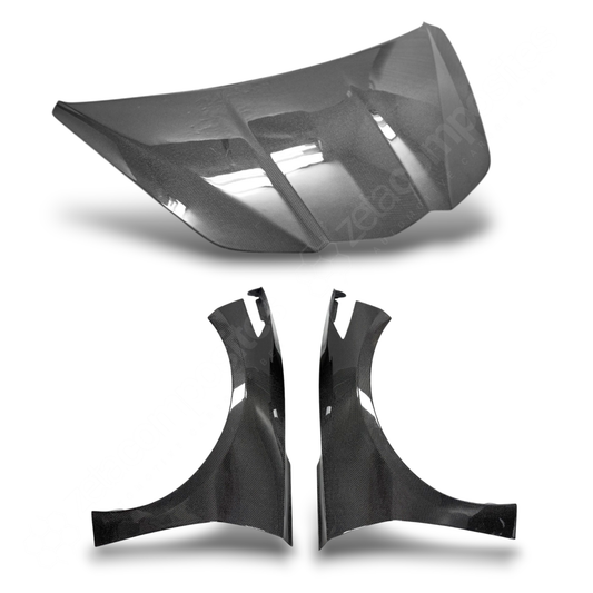 (2020'+) C8 Corvette Carbon Fiber Hood & Fenders - OE Style