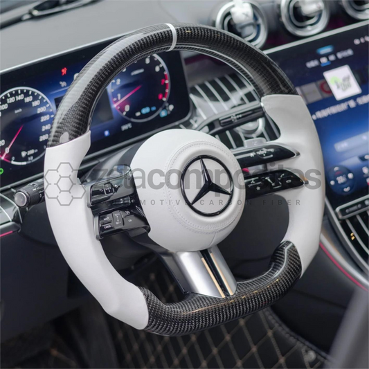 2020+ Mercedes Benz E Class W213 S Class W223 Carbon Fiber Steering Wheel