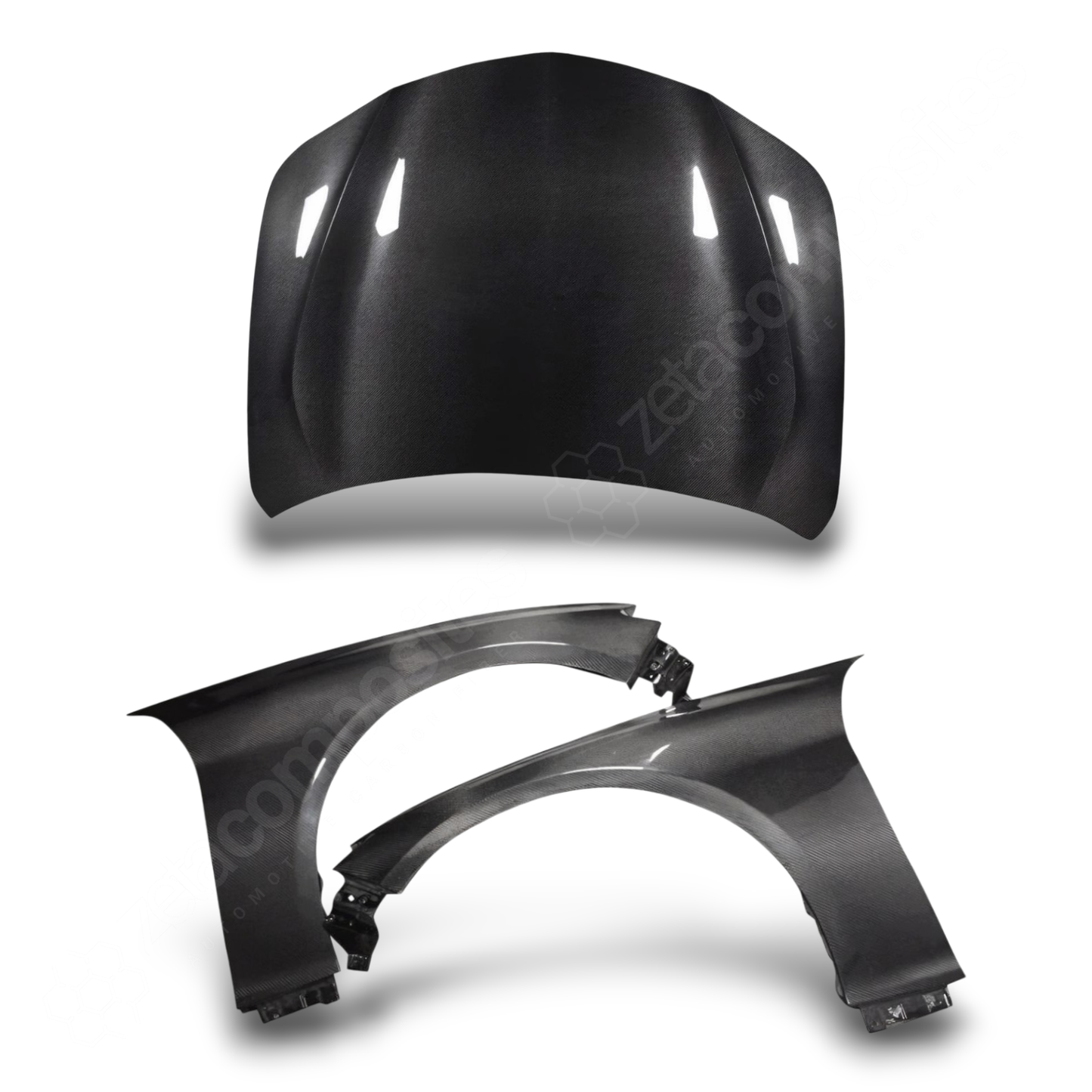 (2021'+) Acura TLX Carbon Fiber Hood & Fenders - OE Style