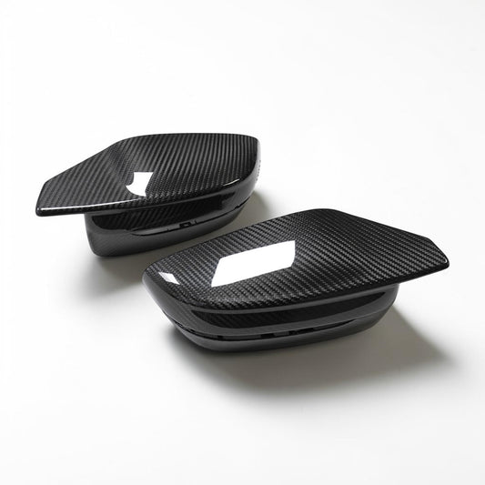 (2021'+) BMW G80/G82/G83/G87 Dry Carbon Fiber Mirror Cap Replacement Set