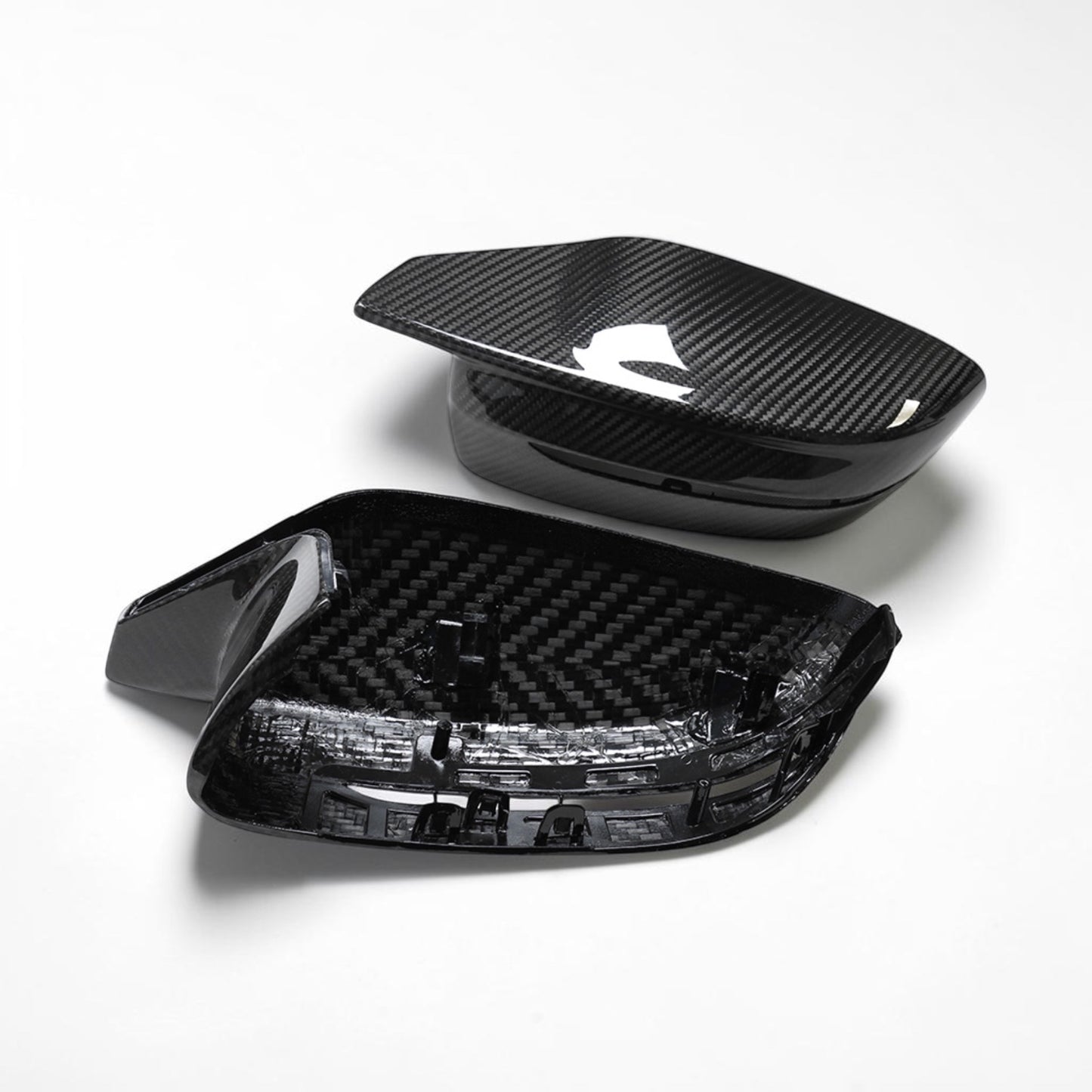(2021'+) BMW G80/G82/G83/G87 Dry Carbon Fiber Mirror Cap Replacement Set