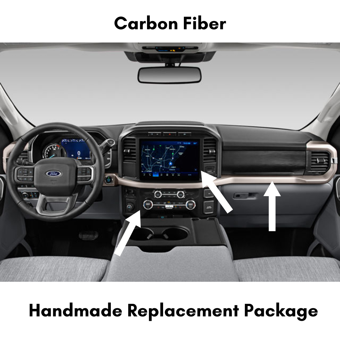 2021+ F150 Carbon Fiber Interior Direct Replacement Package ZetaC™