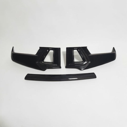 (2024'+) Mustang S650 Dark Horse Carbon Fiber Headlight Grill Inserts