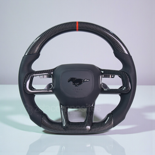 Carbon Fiber Steering Wheel for 2024+ Mustang S650
