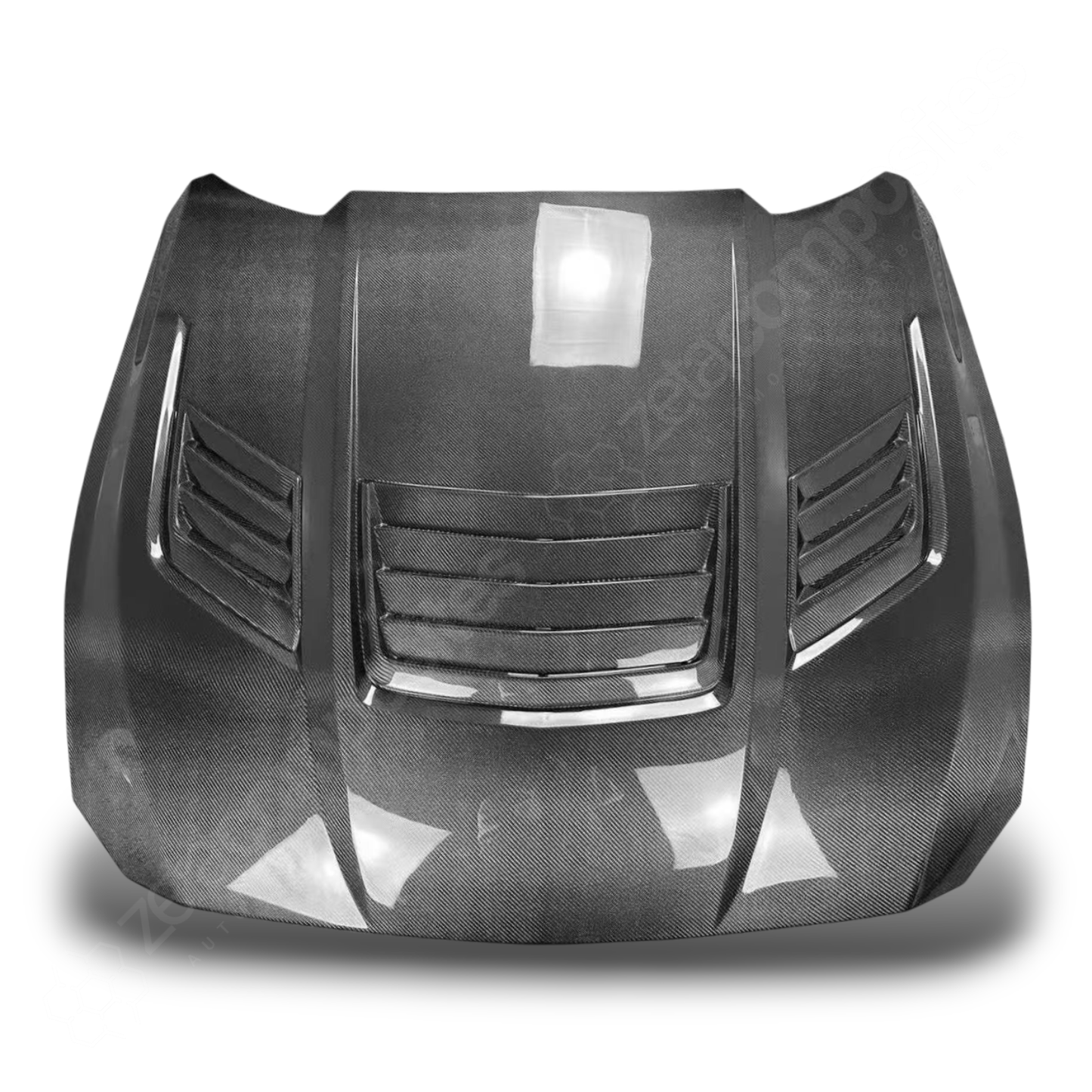 (2024') S650 Mustang Carbon Fiber Hood & Fenders - GTD Style