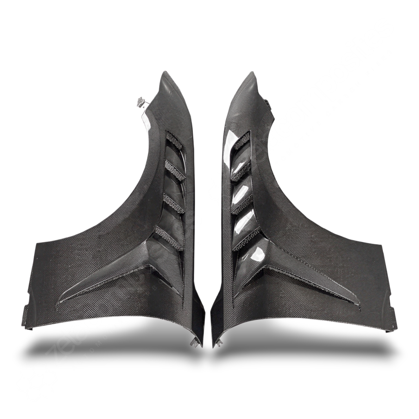 (2024') S650 Mustang Carbon Fiber Hood & Fenders - GTD Style