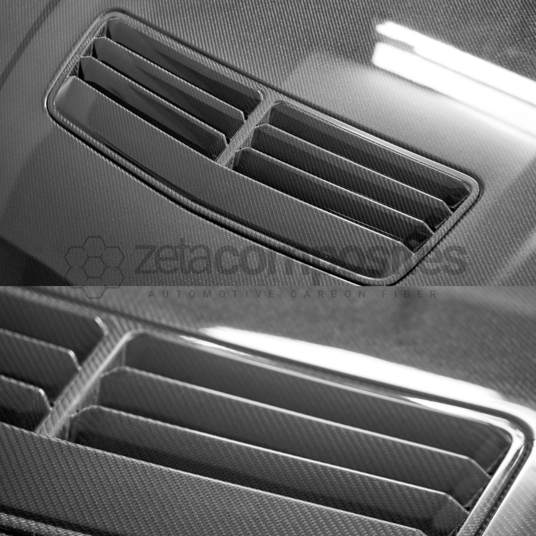 ZetaComposites 2024 Mustang OE Type Carbon Fiber Hood