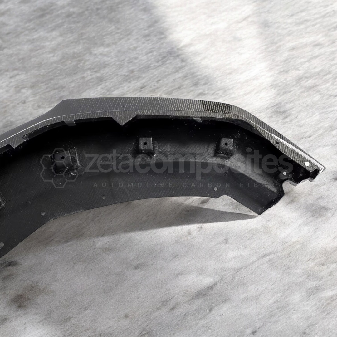 2024 S650 Mustang Darkhorse Carbon Fiber Front Splitter Lip