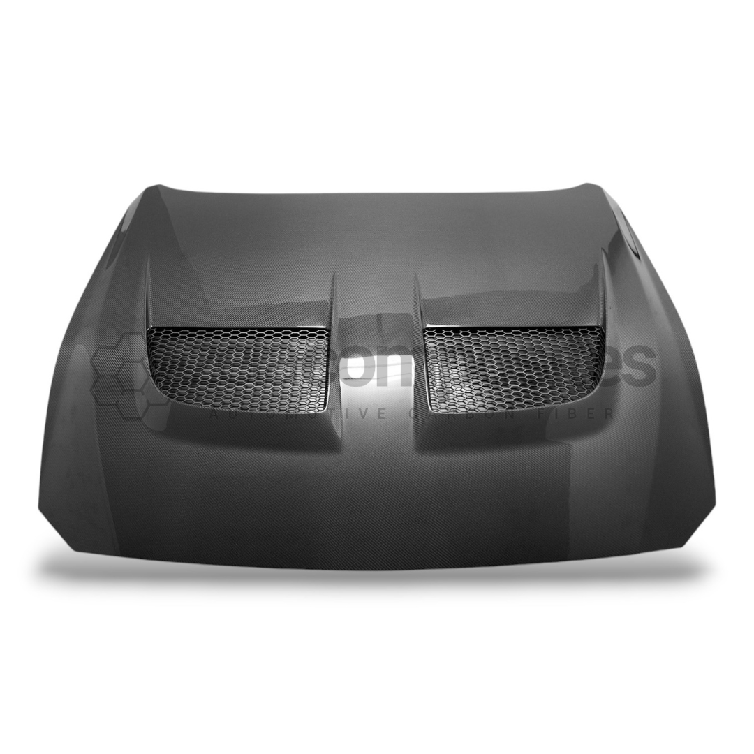 carbon fiber gtd hood mustang