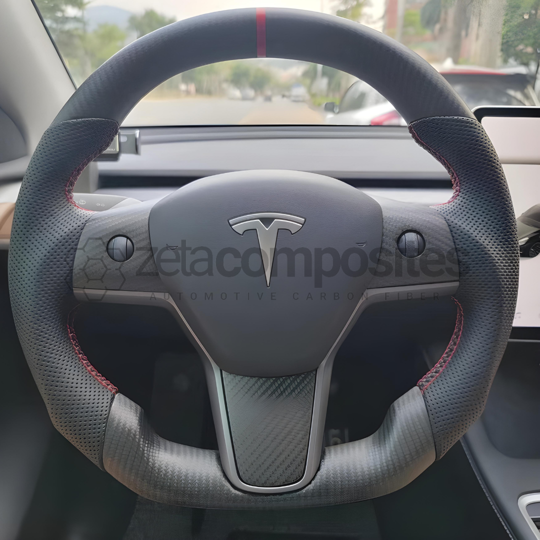 Tesla Carbon Fiber Steering Wheel Model 3 and Y