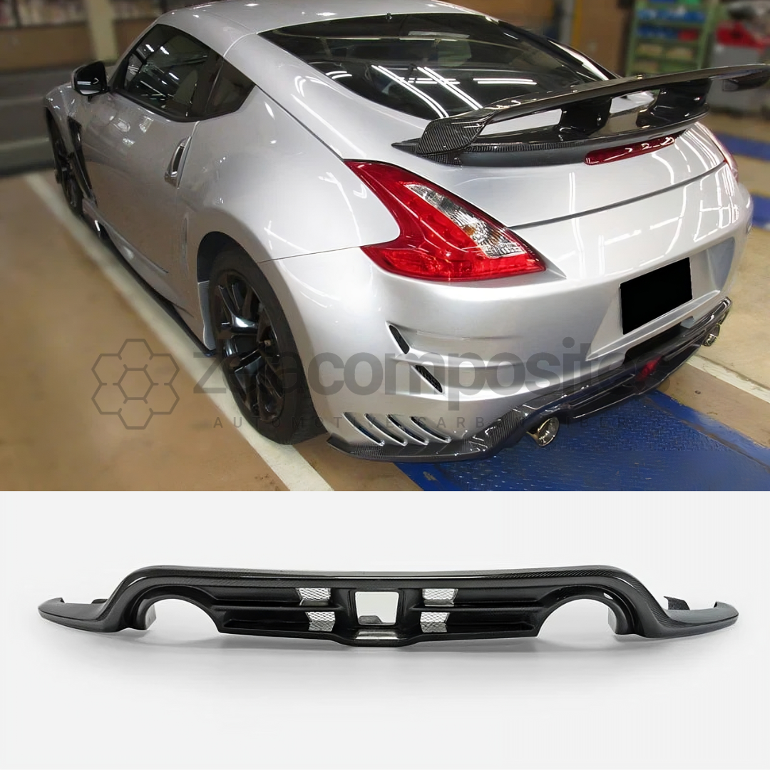 Carbon Fiber Widebody Rear Diffuser Nissan 370z