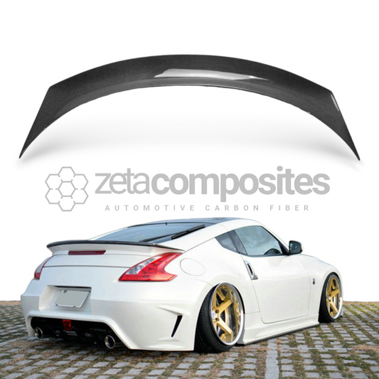 Carbon Fiber Rear Trunk Lip Spoiler Wing 370z Z34