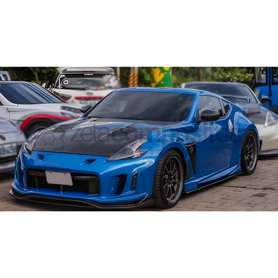 Carbon Fiber Hood VRS Style Nissan 370Z Z34 Vented