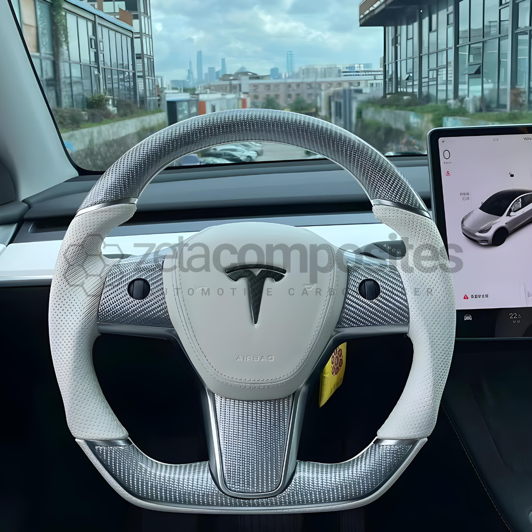 Tesla Carbon Fiber Steering Wheel Model 3 and Y