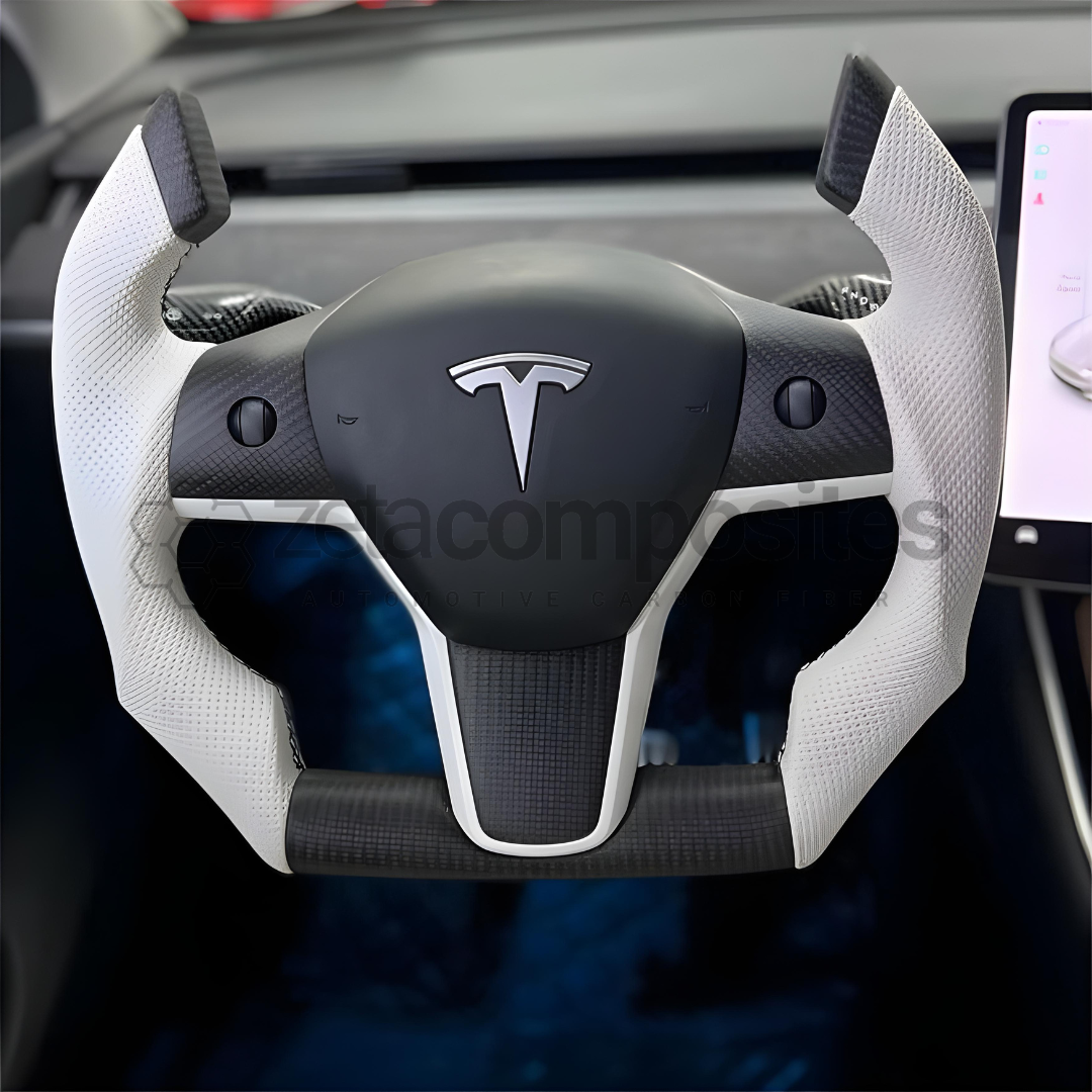 Tesla Carbon Fiber Steering Wheel Model 3 and Y