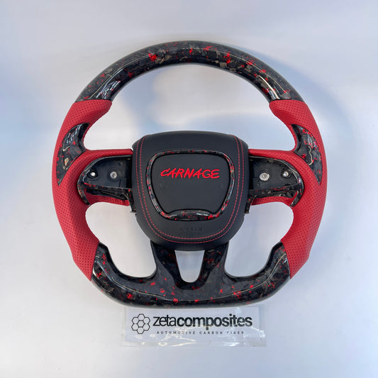 2015-2023 Charger / Challenger / Jeep / Durango SRT Carbon Fiber Steering Wheel