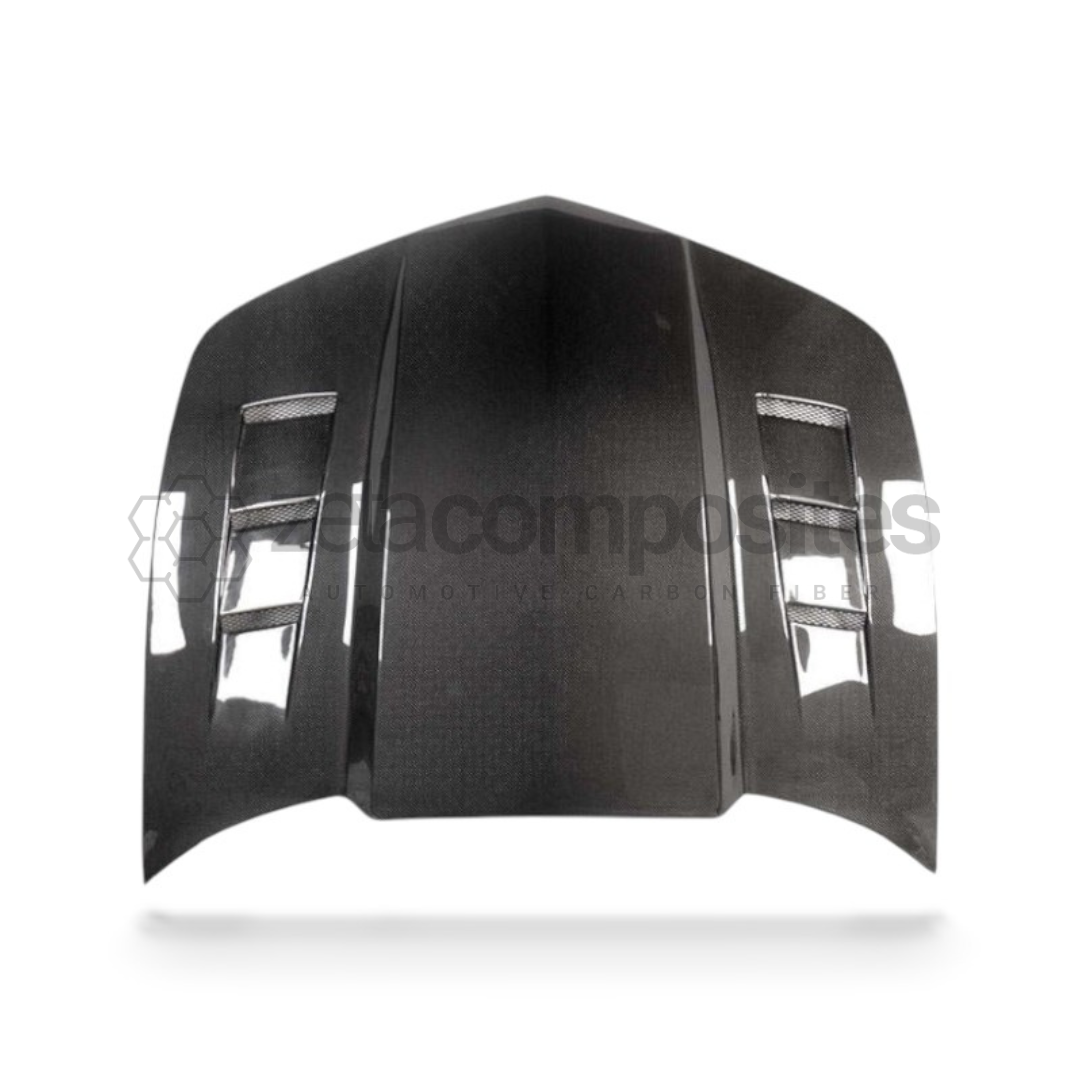vented carbon fiber hood for 2010-2015 camaro