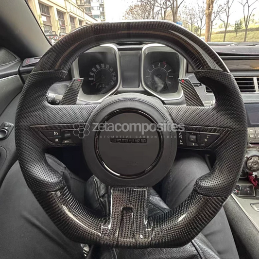 2010-2011 Camaro SS RS Carbon Fiber Steering Wheel Build Custom