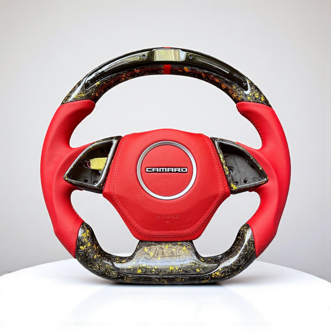Carbon Fiber Steering Wheel for 6th Gen Camaro  SS | ZL1 | RS (2016'-2024')