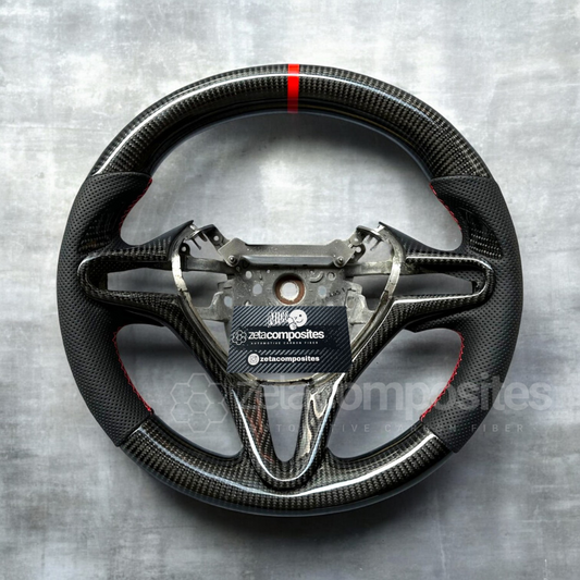 carbon fiber steering wheel custom for 2006-2011 honda civic