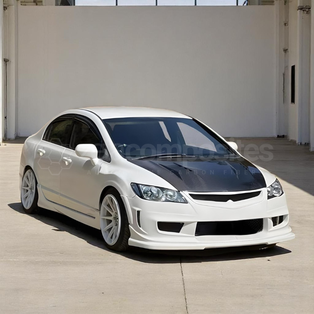 Carbon Fiber Hood Triple Vented for 2006-2011 Honda Civic 8th Gen