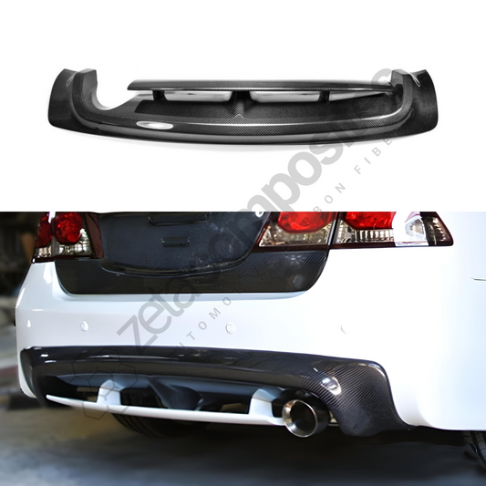 Carbon Fiber Diffuser Honda 8th Gen Civic SI