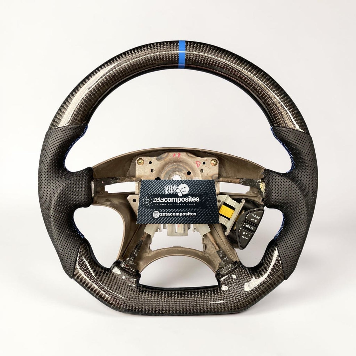 (1996'-2000') Honda Civic / CRV Carbon Fiber Steering Wheel
