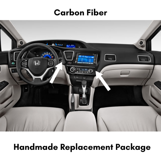 9th Gen Honda Civic Carbon Fiber Interior Direct Replacement Package ZetaC™