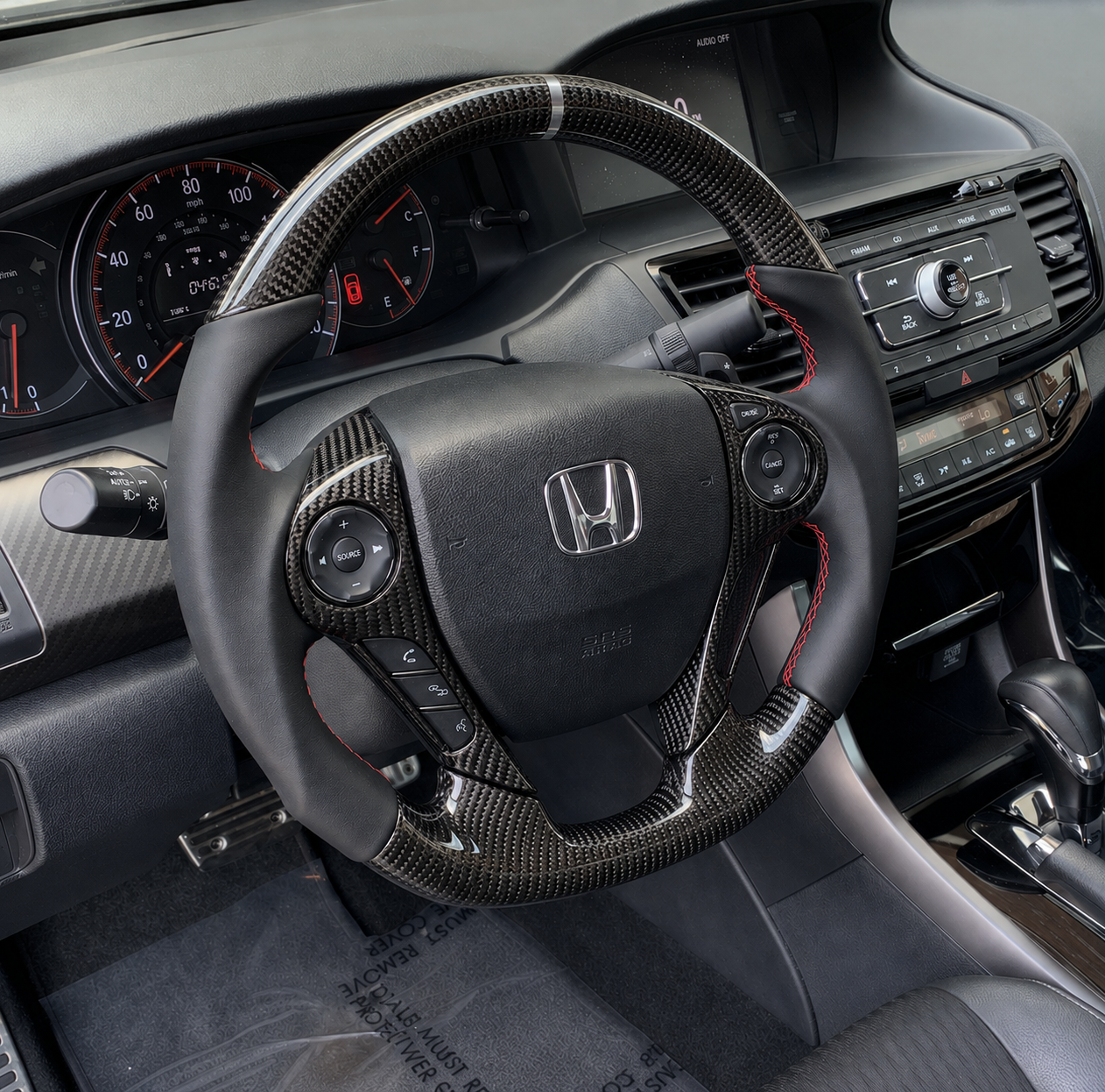 (2013'-2017') Honda Accord Carbon Fiber Steering Wheel
