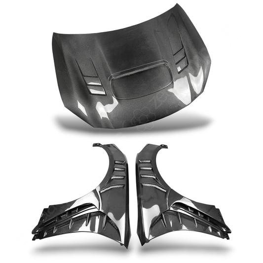 (2021'+) Gr86 / BRZ Carbon Fiber Hood & Fender Kit - Track Style