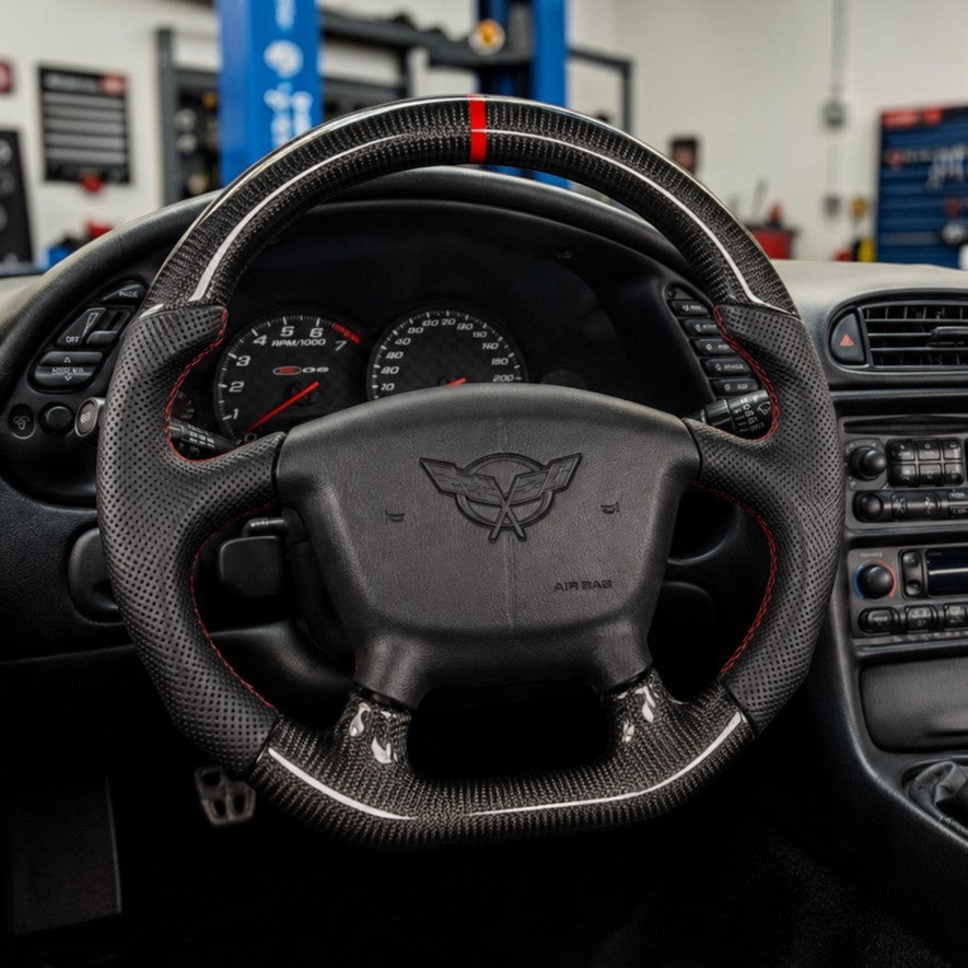 (1997'-2004') Corvette C5 Carbon Fiber Steering Wheel Custom