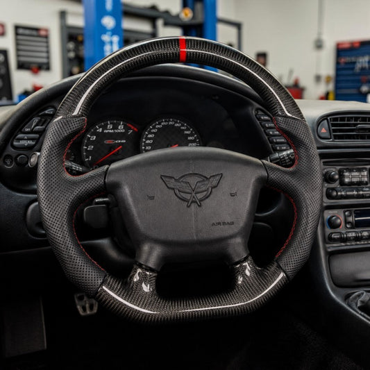 (1997'-2004') Corvette C5 Carbon Fiber Steering Wheel Custom