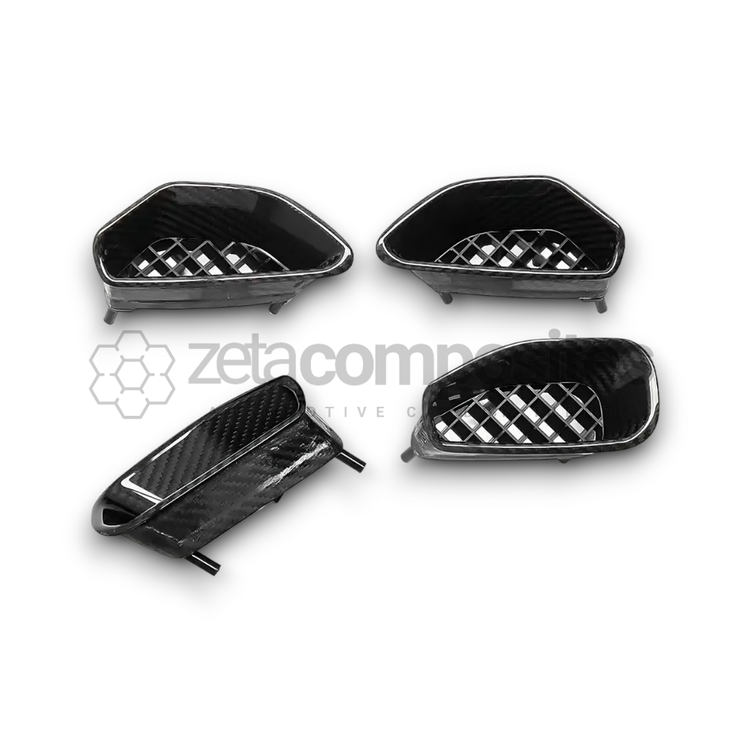 C6 ZR1 Carbon Fiber Fender Vent Insert Replacement Pack