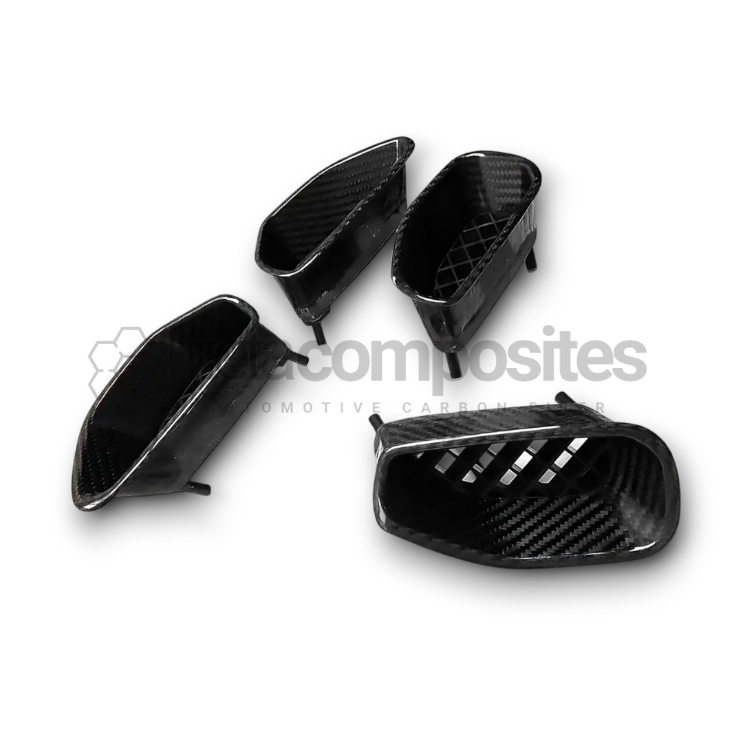 C6 ZR1 Carbon Fiber Fender Vent Insert Replacement Pack